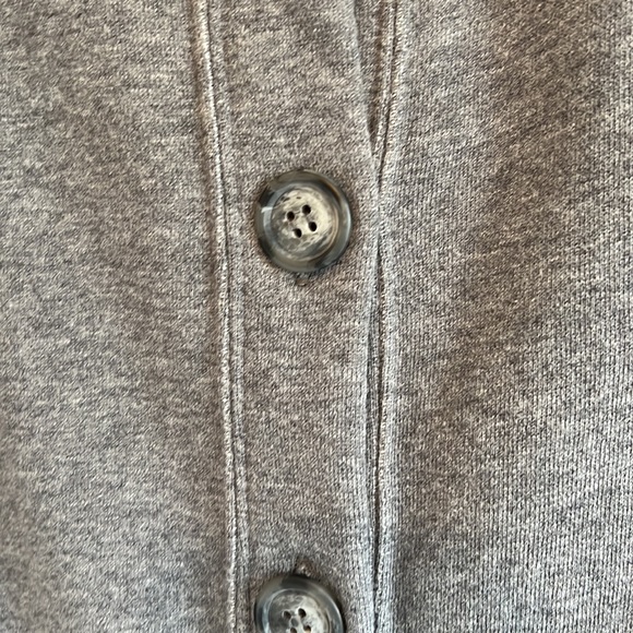 Cotton Ginny Button Up Sweat Top - Picture 4 of 7